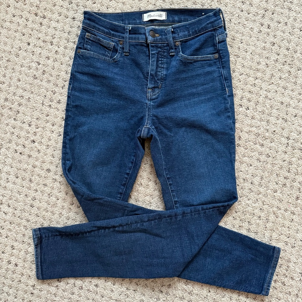 Madewell 9” mid rise skinny jeans